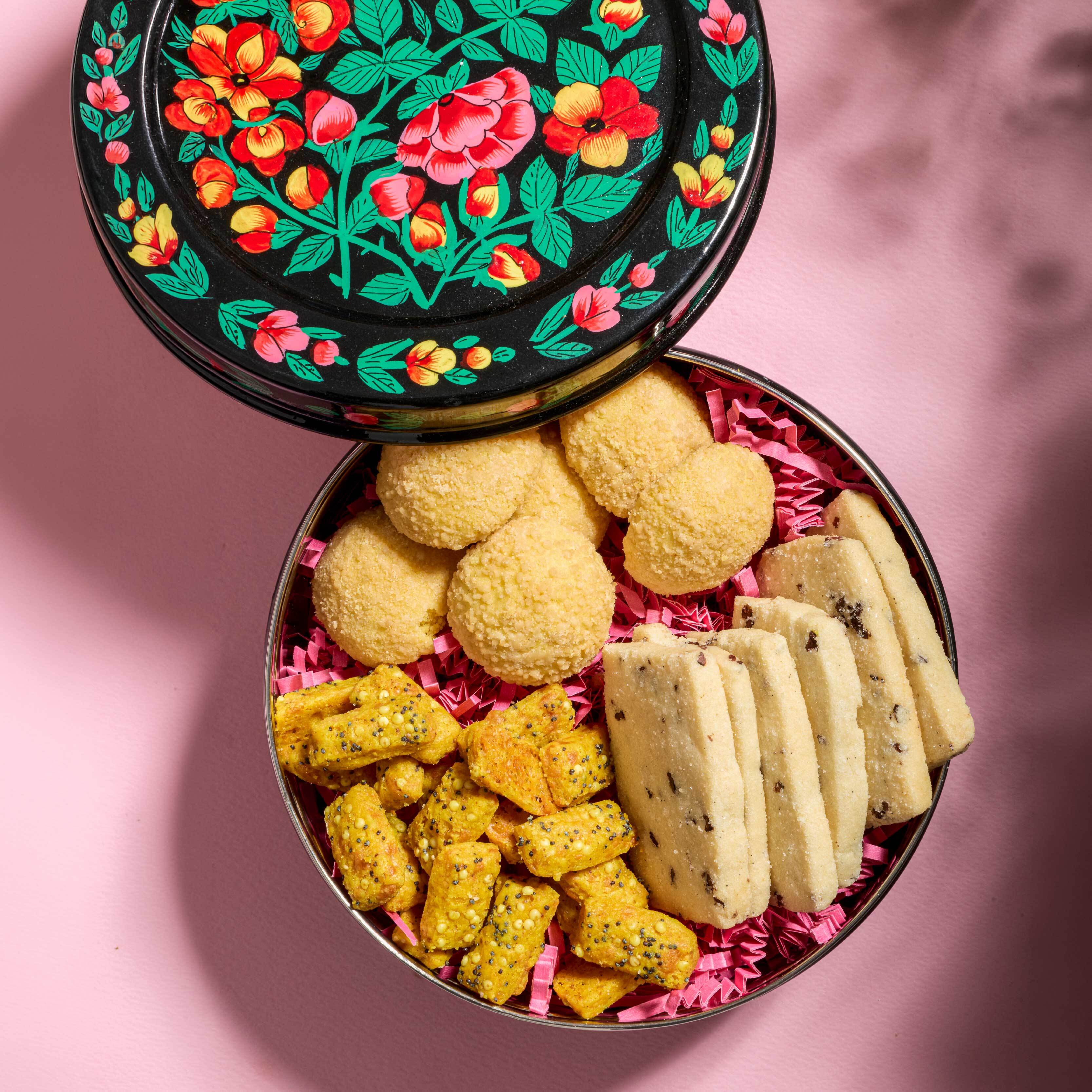Midnight Garden Cookie Tin