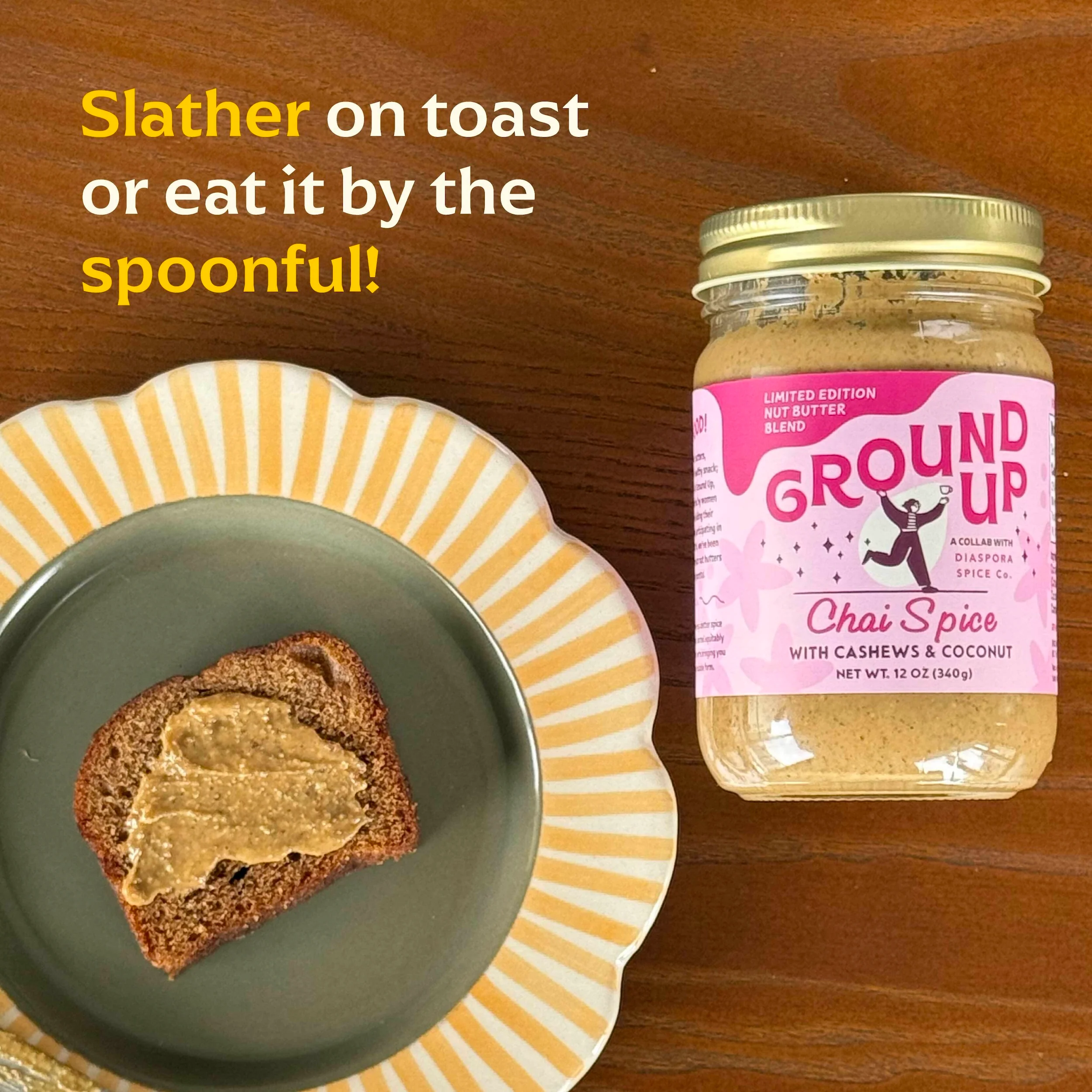 Diaspora Spice Co. x Ground Up Chai Butter - Image 3